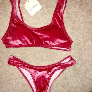Zaful velvet bikini